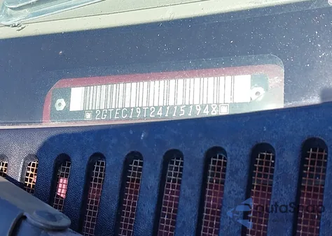 2004 GMC Sierra 1500 Sle from USA, damaged, VIN 2GTEC19T241151948